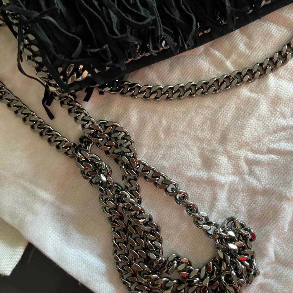 STELLA McCARTNEY RARE FRINGED BAG💝HP - Picture 15 of 15